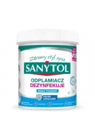 Odplamiacz do białych tkanin. Dezynfekuje i usuwa nieprzyjemne zapachy