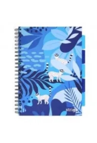 Kołozeszyt Pads A4 Jungla niebieski