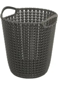 Curver kosz na papier knit brązowo-szary