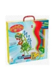  Patyczki konstrukcyjne miękkie tyranozaur 64el