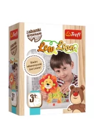 Zabawka drewniana. Lew Leon