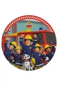 Talerze owalne papierowe Straż