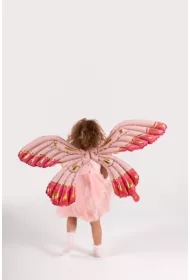 Balon foliowy Skrzydła Motyla róż matowe