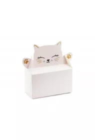 Ozdobne pudełka na ciasto Kotek 6 szt