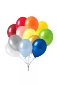 Balony metalik 30cm 10 kolorów 80 szt