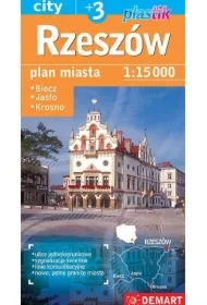 RZESZÓW plan miasta wersja plastik