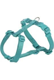 Premium, szelki typu H, dla psa, aqua, L- XL: 75-120 cm/25 mm