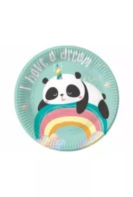 Talerz papierowy Go Panda