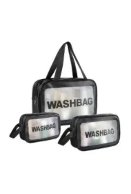 Zestaw kosmetyczek podróżnych 3w1 (KS83CZ) - czarne