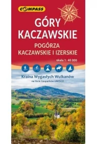 Góry Kaczawskie Pogórza Kaczawskie i Izerskie mapa skala 1 : 40 000