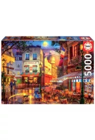 Puzzle 5000 el. Miasteczko we Francji