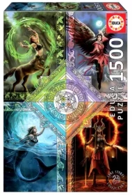 Puzzle 1500 el. Magia żywiołów, Anne Stokes