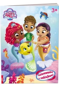 Disney. Ariel. Kolorowanka z naklejkami