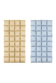 Balon foliowy kurtyna dwustron beżowo-nieb 55x110