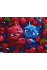 Malowanie po numerach - Puszyste jagody