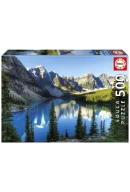 Puzzle 500 el. Jezioro w Kanadzie