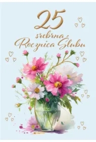 Kartka okolicznościowa Rocznica ślubu 25