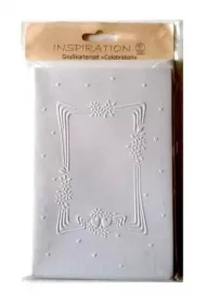 Karty tłoczone + koperty białe