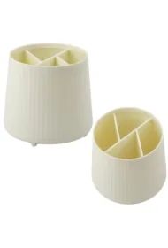 Organizer na kosmetyki 5 przegród beżowy