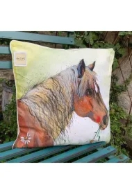 Poduszka CU39 Koń i kwiaty