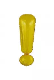 Balon foliowy znak ! Złoty