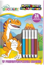 Lubię Dinozaury. Numerkowe kolorowanki. W prehistorycznej krainie