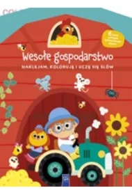 Naklejam koloruję, uczę się słów Wesołe gospodar.