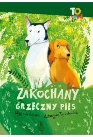 Zakochany grzeczny pies