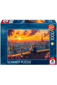 Puzzle PQ 1000 el. Szepty z dachu Paryża