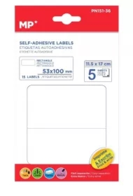 Etykiety samoprzylepne 53x100mm 5arkuszy