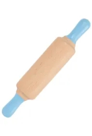 Wałek do ciastoliny drewniany niebieski