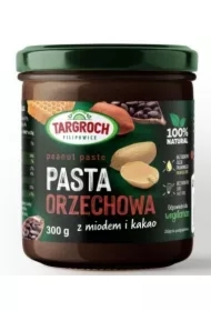Pasta orzechowa z miodem i kakao