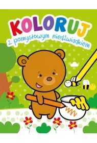 Koloruj z pomysłowym niedźwiadkiem