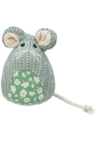 Mysz, zabawka, dla kota, poliester, 11 cm, z kocimiętką