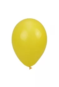 Balony pastelowe jednokolorowe żółte