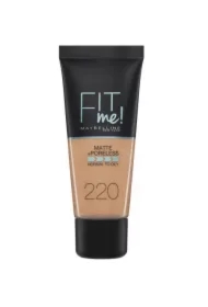 Fit Me Matte & Poreless Foundation matujący podkład do twarzy 220 Natural Beige