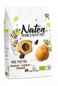 Muffinki mini z nadzieniem orzechowo - kakaowym