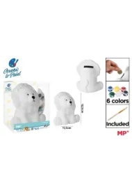 Skarbonka ceramiczna do malowania lew