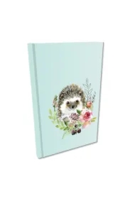 Notes A5 w kratkę Soft Touch Woodland Jeż