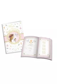 Książeczka A5 Pamiątka Komunijna różowa