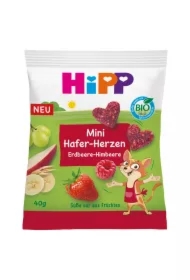 Serduszka owsiane Truskawki-Maliny