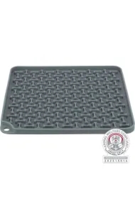 Taca na przysmaki LicknSnack, dla psa, ciemnoszara, silikon, 20 x 20 cm