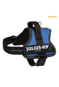 Szelki julius-k9, m: 51&ndash;67 cm, niebieskie