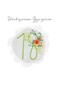 Karnet Swarovski kwadrat CL4518_PO Urodziny 18