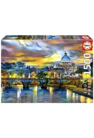 Puzzle 1500 el. Bazylika św. Piotra/ Watykan