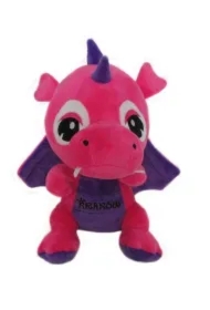 Smok "Kraków" rózowy fioletowy 19cm