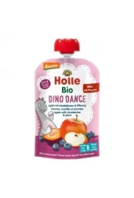 Mus owocowy Dino Dance jabłko, jagoda i śliwka