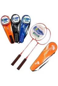Zestaw paletek do badmintona w pokrowcu