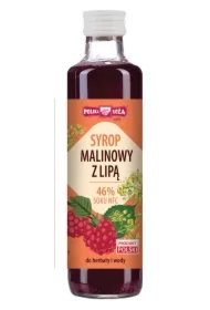 Syrop malinowy z lipą