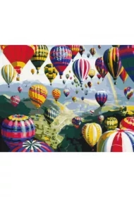 Malowanie po numerach - Kolorowe balony